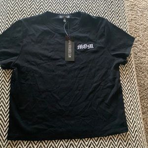 +*+*Plus size-Embroidered crop top*+*+